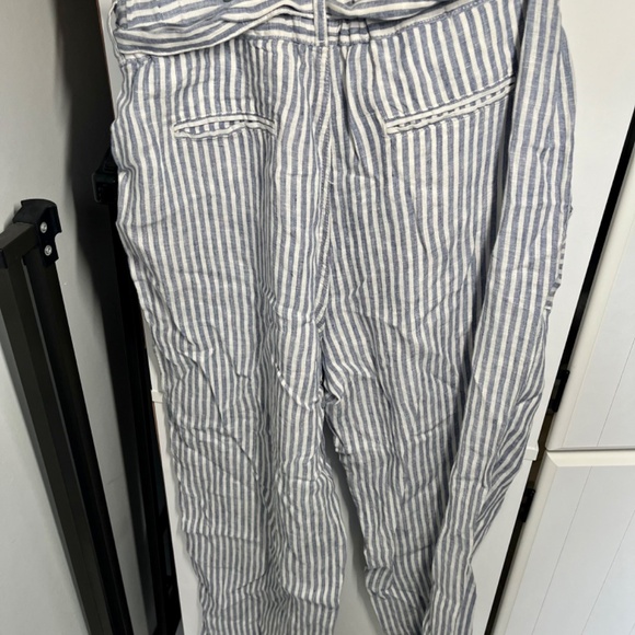 Sigrid Olsen linen striped pants - Picture 4 of 4